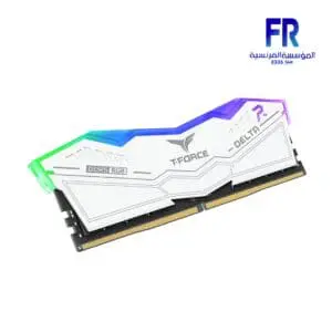 Team Group T Force Delta RGB 64Gb (2 X 32Gb) DDR5 6000Mhz CL38 White Desktop Memory