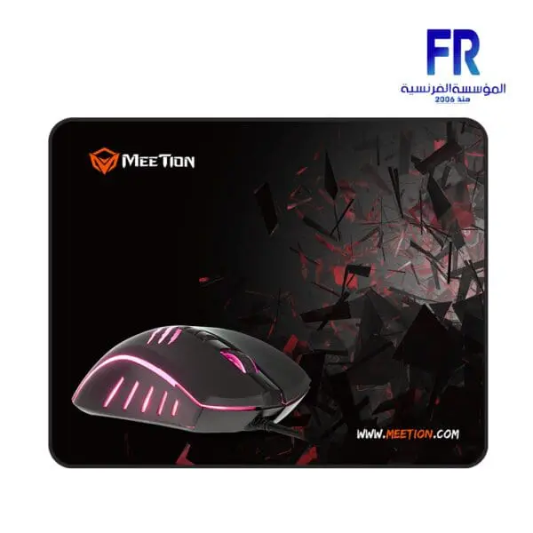 Meetion C011 (2 IN 1) Mouse And Mouse Pad Gaming Combo Kits