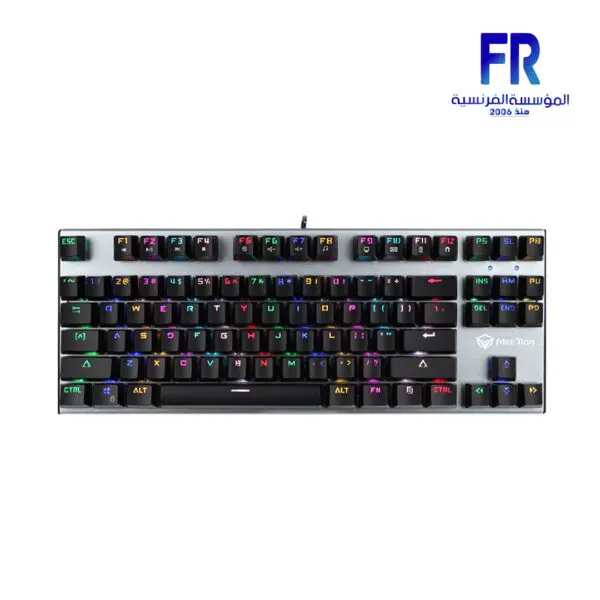 Meetion MK04TKL RGB Backlit Blue switch Arabic Wired Mechanical Keyboard