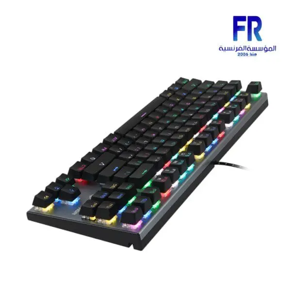 Meetion MK04TKL RGB Backlit Blue switch Arabic Wired Mechanical Keyboard