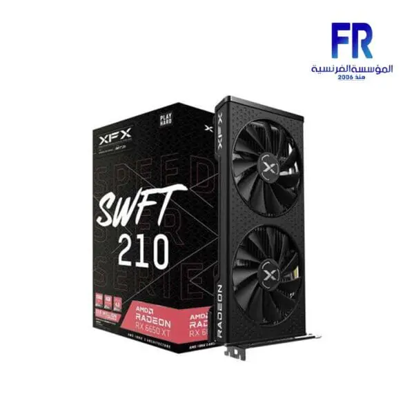 XFX Speedster SWFT 210 Radeon RX 6650 XT Core 8GB GDDR6 128bit Graphic Card