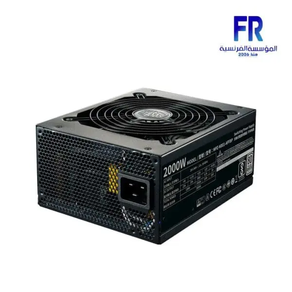 CoolerMaster M2000 230V 2000W 80 Plus Platinum Fully Modular Power Supply