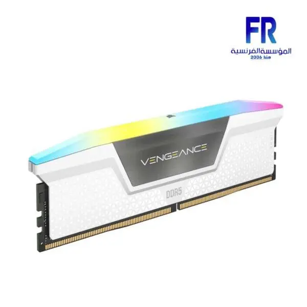 Corsair Vengeance RGB 64Gb (2X32Gb) DDR5 6400Mhz CL32 White Desktop Memory