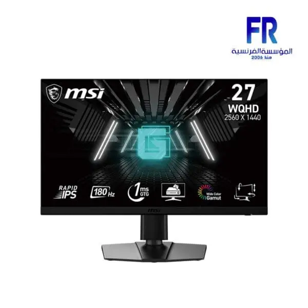 Msi G272QPF E2 27 Inch 180Hz 1Ms WQHD Rapid IPS Gaming Monitor