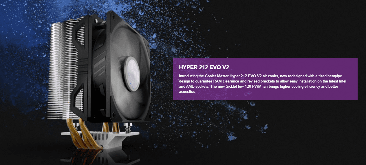 Cooler Master Hyper 212 Evo V2 Air Cpu Cooler