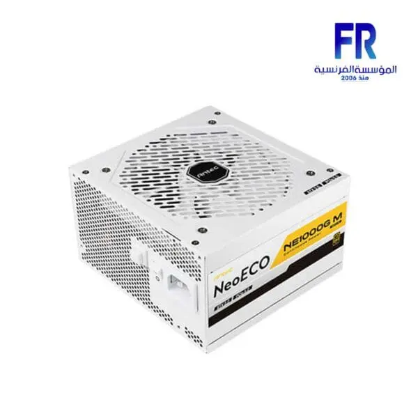 Antec NeoECO NE1000 1000W 80 Plus Gold Atx3.0 Fully Modular White Power Supply