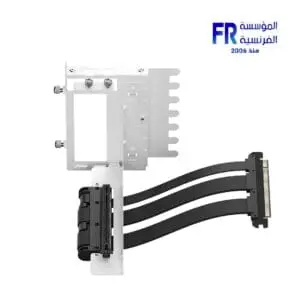 Fractal Design Flex 2 Pcie 4.0 White Vertical Gpu Riser Bracket