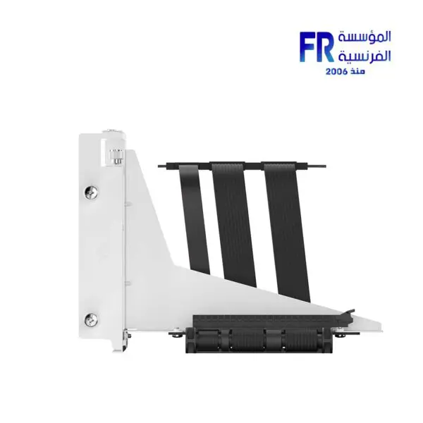 Fractal Design Flex 2 Pcie 4.0 White Vertical Gpu Riser Bracket