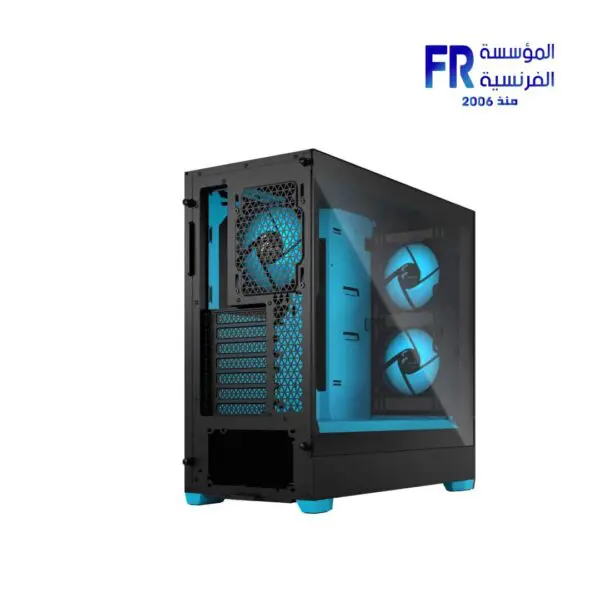 Fractal Design Pop Air RGB TG Clear Tint Cyan Core Mid Tower Case