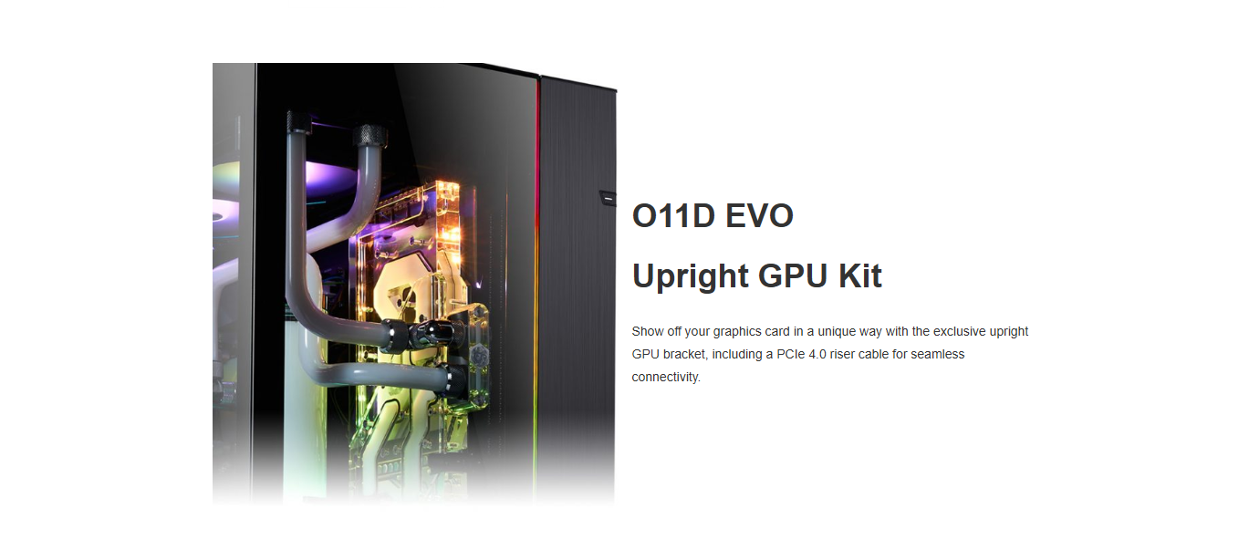 Lian Li O11D EVO PCIe4.0 Upright GPU Kit | Alfrensia