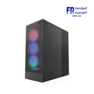 Nzxt H7 Flow RGB 2024 Black Mid Tower Case Left Side