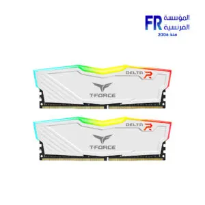 Team Group T-Force Delta RGB 32Gb (2 X 16Gb) DDR4 3600Mhz CL18 White Desktop Memory