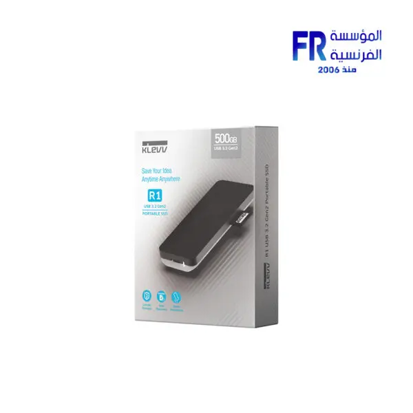 Klevv R1 500GB External Solid State Drive SSD