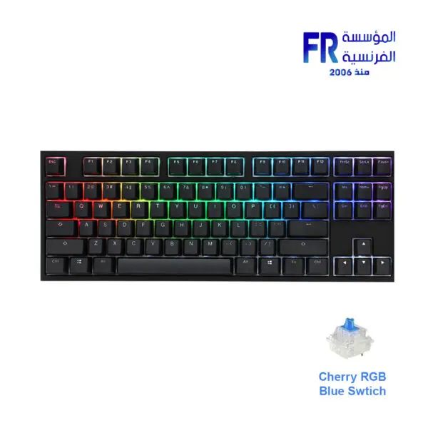 Ducky One 2 TKL Blue switch Arabic Wired Mechanical Gaming Keyboard