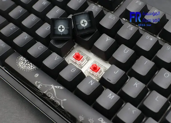 Ducky One 2 TKL Silent red switch Arabic Wired Mechanical Gaming Keyboard