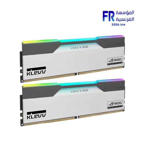 KLEVV CRAS V RGB Rog 48GB ( 2x24GB ) DDR5 7200MHZ ROG Certified CL34 Desktop Memory