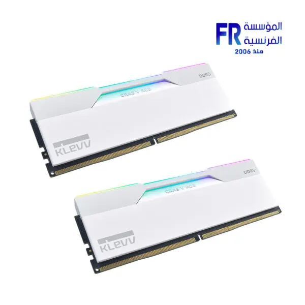 KLEVV CRAS V RGB 32GB ( 2x16GB ) DDR5 6000MHZ CL30 Desktop Memory