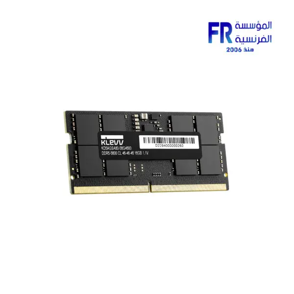 Klevv 16Gb DDR5 5600Mhz CL46 Sodimm Laptop Memory