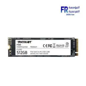 Patriot P300 512Gb 9SE00085-P300P512GM28 M.2 Nvme Internal Solid State Drive SSD