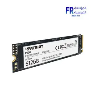 Patriot P300 512Gb 9SE00085-P300P512GM28 M.2 Nvme Internal Solid State Drive SSD