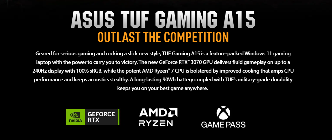 ASUS TUF Gaming A15 FA506NCR-HN007W