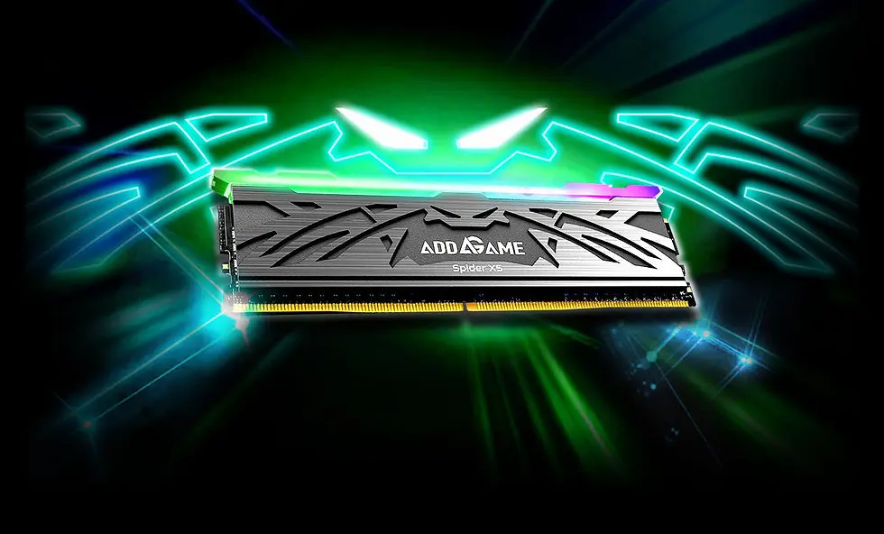 Addlink AddGame Spider X5 16GB DDR5 6000Mhz CL38 RGB Black Desktop Memory