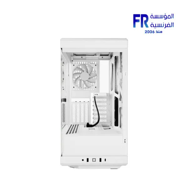 HYTE Y40 Modern Aesthetic 2 Fans Included Luxury PCIE 4.0 Riser Cable White Mid Tower Case