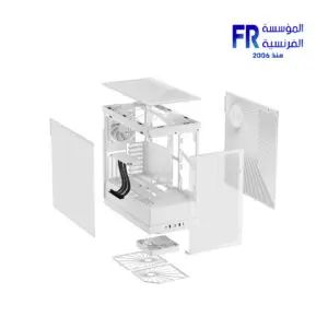 HYTE Y40 Modern Aesthetic 2 Fans Included Luxury PCIE 4.0 Riser Cable White Mid Tower Case