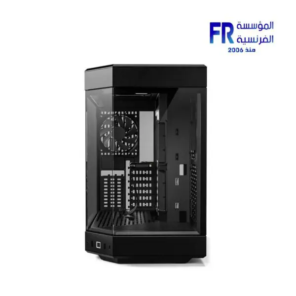 HYTE Y60 Modern Aesthetic 3 FE12 Fans Included PCIE 4.0 Riser Cable Black Mid Tower Case