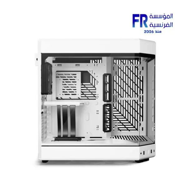 HYTE Y60 Modern Aesthetic 3 FE12 Fans Included PCIE 4.0 Riser Cable White Mid Tower Case