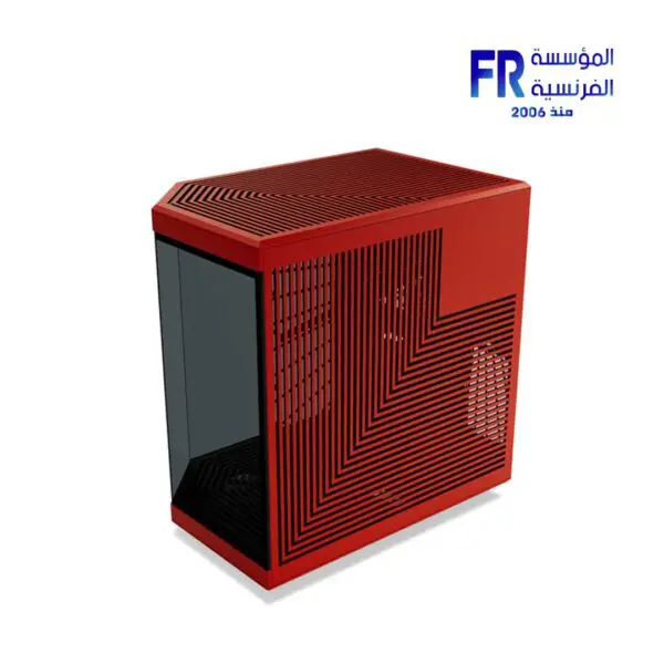 HYTE Y70 Modern Aesthetic Included Luxury PCIE 4.0 Riser Cable Black Red Mid Tower Case