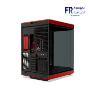 HYTE Y70 Modern Aesthetic Included Luxury PCIE 4.0 Riser Cable Black Red Mid Tower Case