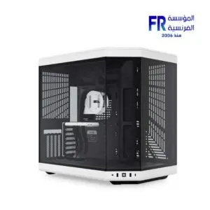 HYTE Y70 Modern Aesthetic Included Luxury PCIE 4.0 Riser Cable Black White Mid Tower Case