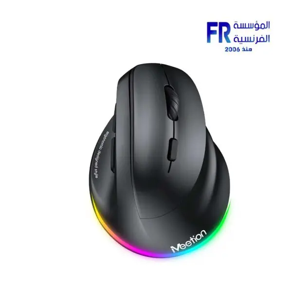 Meetion BTM010R Right Handed Ergonomic Wireless And Bluetooth Dual Mode Rechargeable Mouse