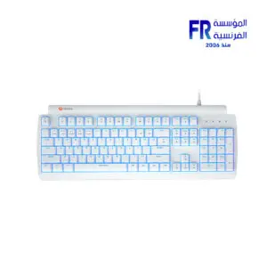 MK600MX Blue switch Arabic Mechanical Rainbow White