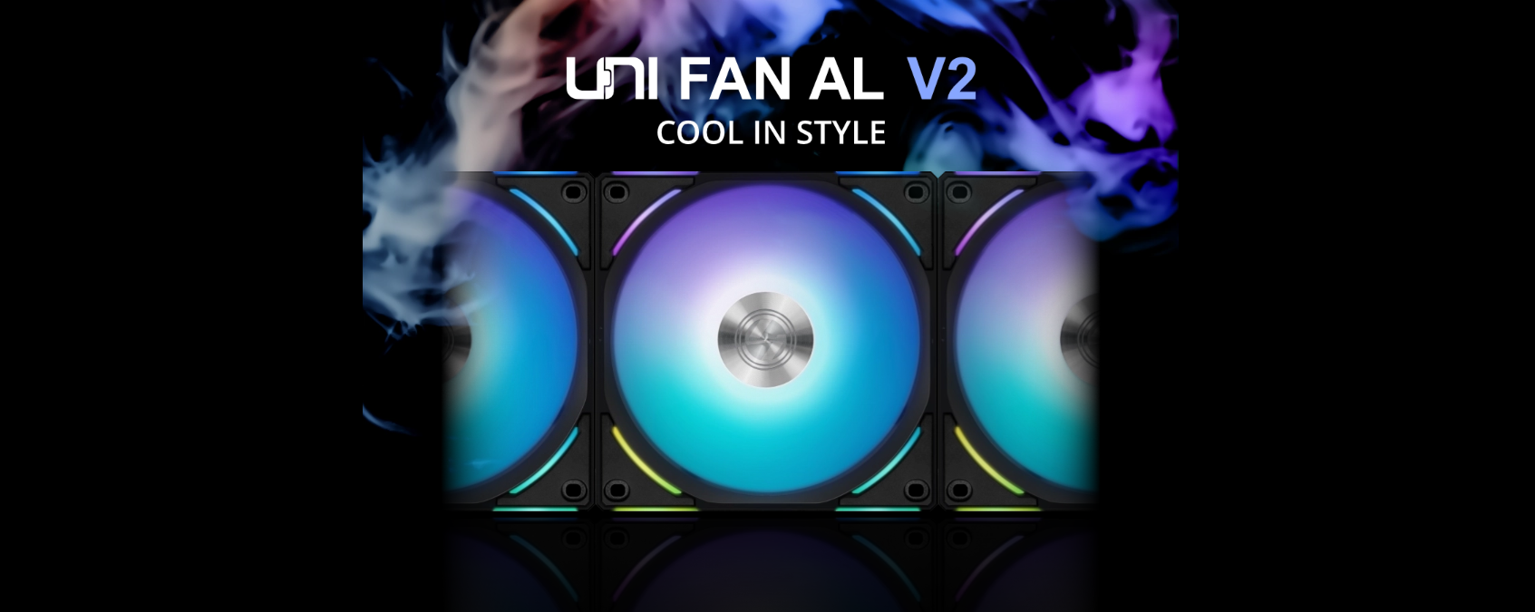 Lian Li UNI FAN AL120 V2 RGB 120mm White 3 Fan