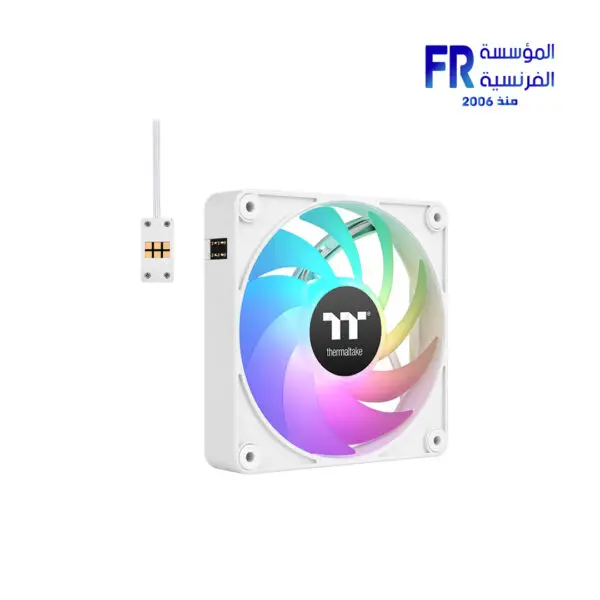 Thermaltake CT120 EX ARGB Sync PC Cooling White Fan Magnetic Connection 3 Fans