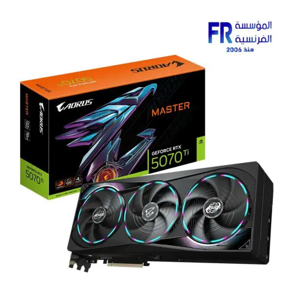 Gigabyte AORUS GeForce RTX 5070 Ti Master 16Gb GDDR7 Graphic Card