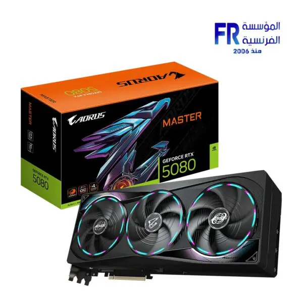 Gigabyte AORUS GeForce RTX 5080 Master 16Gb GDDR7 Graphic Card