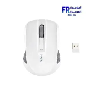 Meetion MiniGo Rechargeable Wireless And Bluetooth White Mouse