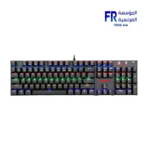 Redragon Rudra K565 Blue Switch Rainbow Arabic Wired Mechanical Gaming Keyboard