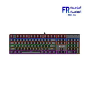 Redragon Valheim Rainbow Elite K608 Brown Switch Arabic Wired Mechanical Gaming Keyboard