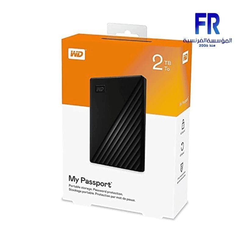 Wd My Passport 2Tb External Hard Drive Alfrensia
