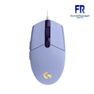 LOGITECH G203 LILAC LIGHTSYNS WIRED GAMING MOUSE