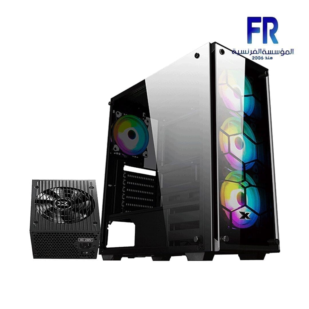 XIGMATEK VENOM X BLACK + 650W MID TOWER CASE