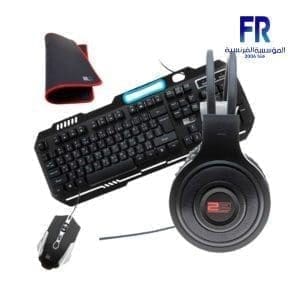 2B KB344 4in1 KEYBOARD & MOUSEPAD & MOUSE & HEADSET GAMING Combo