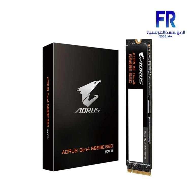 Gigabyte Aorus 5000E Gen4 500Gb M2 Nvme Solid State Drive SSD
