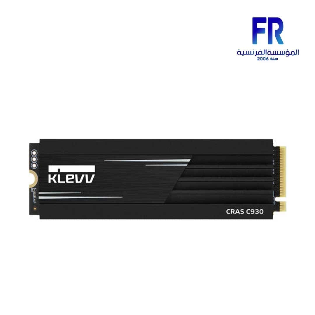 Klevv Cras C930 1Tb Gen4 M2 Nvme With Heatsink Internal Solid State Drive SSD