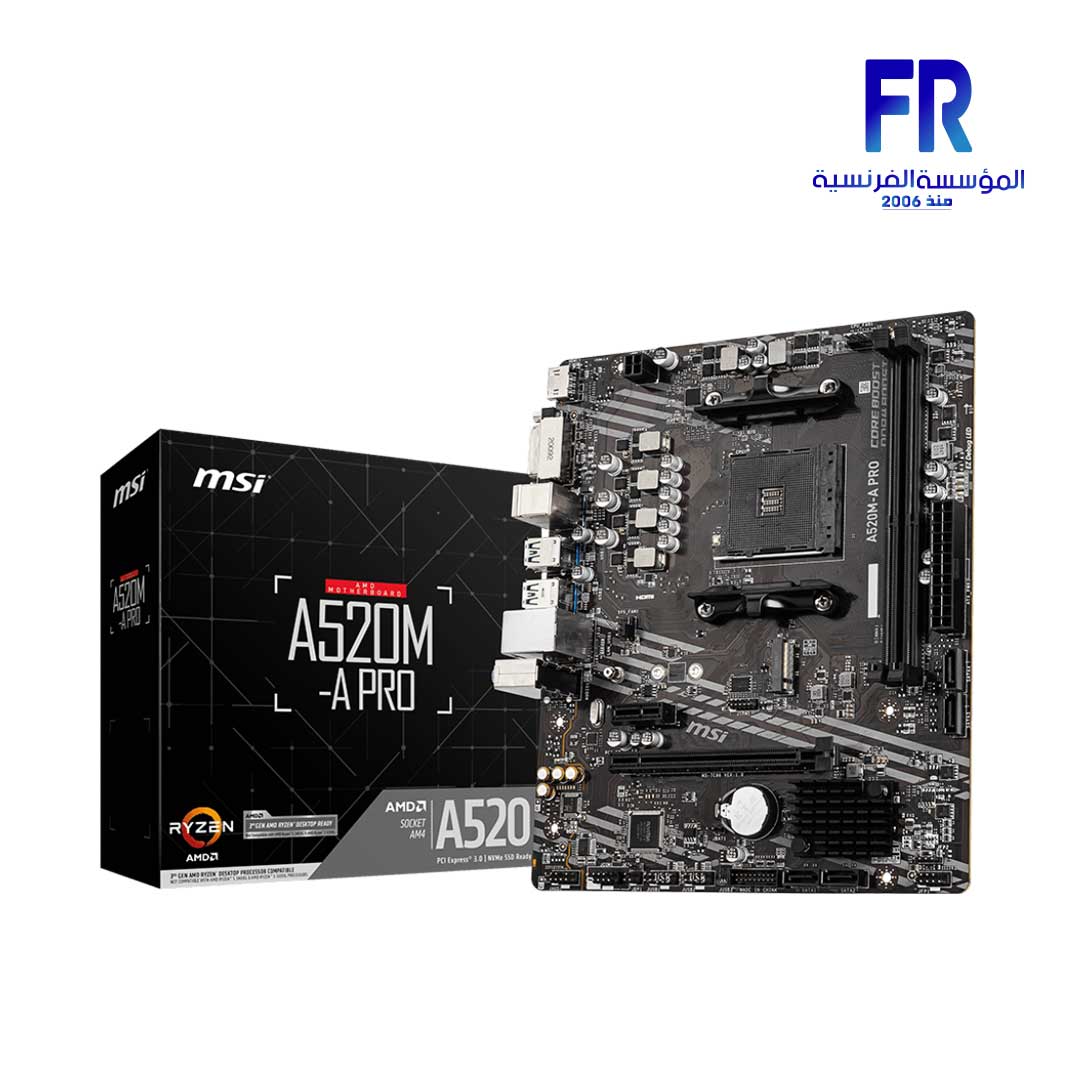 Msi Pro A520M-A Motherboard