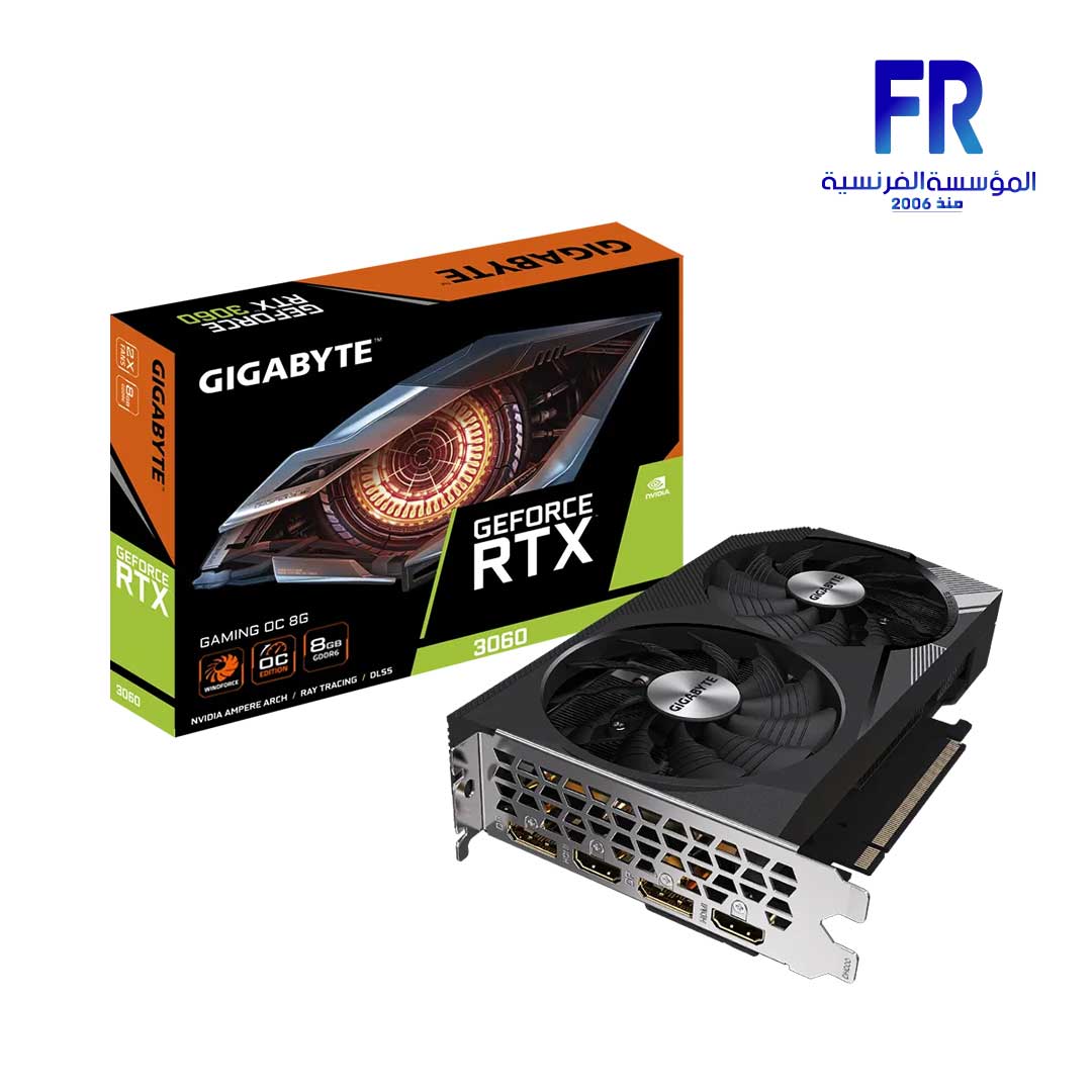 Gigabyte RTX 3060 Gaming OC 8Gb Graphic Card